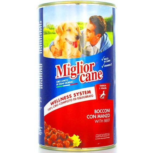 MORANDO Miglior cane σκυλοτροφή κονσέρβα μοσχάρι 1250gr