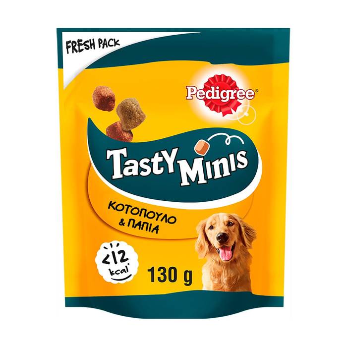 PEDIGREE tasty minis κοτόπουλο και πάπια 130gr