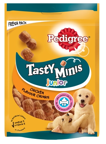 PEDIGREE tasty minis junior κοτόπουλο 125gr