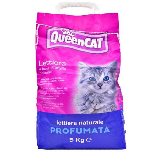 QUEEN CAT άμμος υγιεινής γάτας αρωματισμένη 5kg