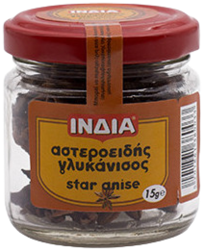 ΙΝΔΙΑ αστεροειδής γλυκάνισος βάζο 15gr