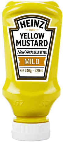 HEINZ μουστάρδα απαλή 240gr