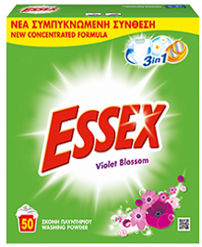 ESSEX σκόνη πλυντηρίου ρούχων Multi 50μεζ 2,40kg