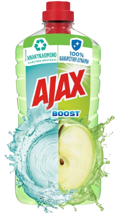 AJAX Boost υγρό καθαριστικό γενικής χρήσης ξύδι και μήλο 1lt