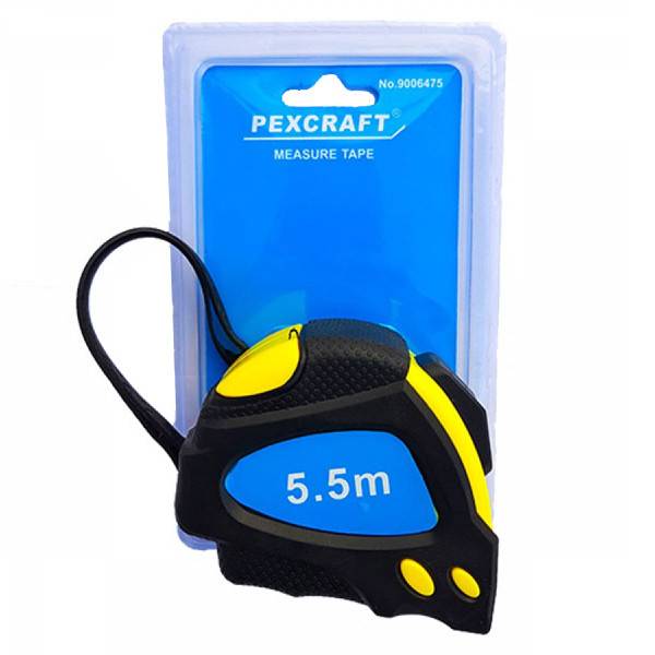 PEXCRAFT μέτρο αυτόματο με φρένα 5,5m x 25cm