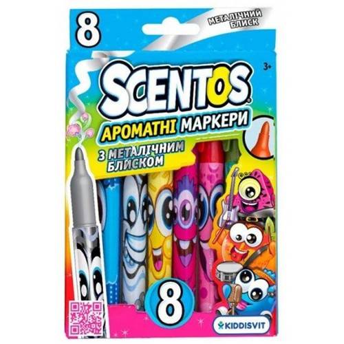 AκαιG Scentos μαρκαδόρος αρωματικός metallics 8τεμ