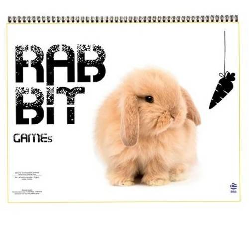 AκαιG Rabbit μπλοκ ζωγραφικής σπιράλ Α4 40 φύλλα