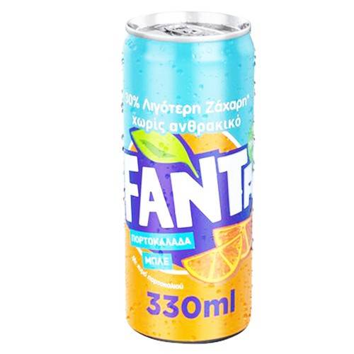 FANTA αναψυκτικό πορτοκαλάδα χωρίς ανθρακικό 330ml