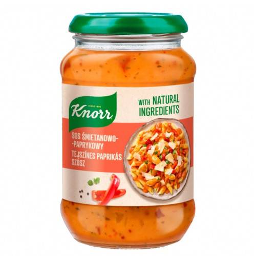 KNORR σάλτσα έτοιμη με τομάτα και πιπεριά 400gr
