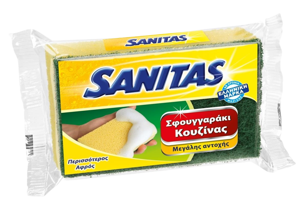 SANITAS σφουγγαράκι κουζίνας 1τεμ