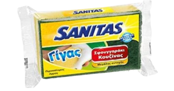 SANITAS σφουγγάρι κουζίνας γίγας 1τεμ