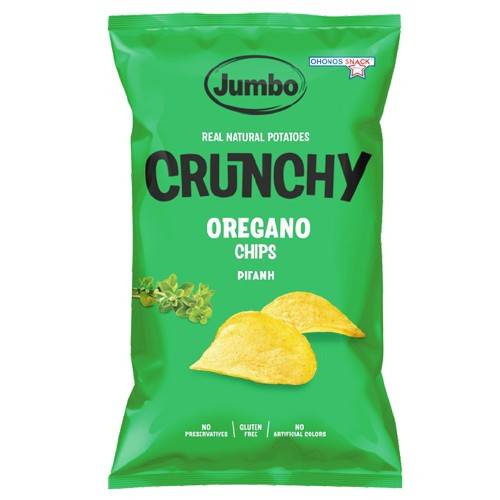 OHONOS SNACKS Jumbo crunchy chips με ρίγανη χωρίς γλουτένη 90gr