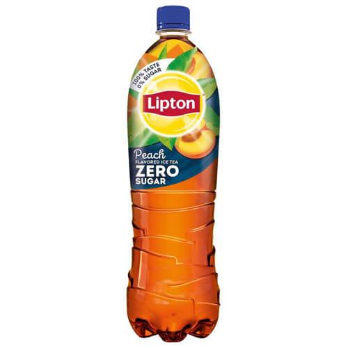 LIPTON κρύο τσάι μαύρο ροδάκινο χωρίς ζάχαρη 500ml