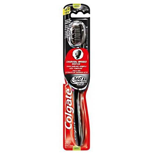 COLGATE οδοντόβουρτσα Charcoal Black μέτρια 1τεμ