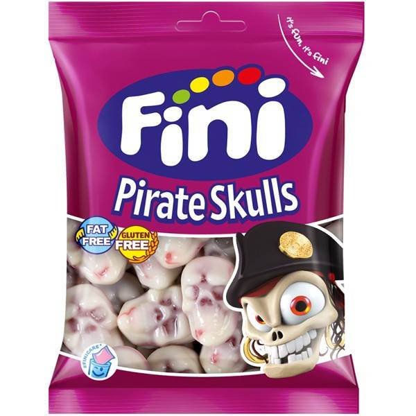 FINI ζελεδάκια pirate skulls 100gr