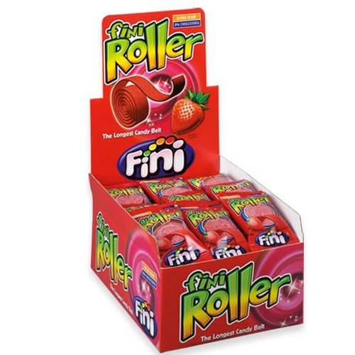 FINI ζελέ ρόλερ γλώσσα φράουλα 40x20gr