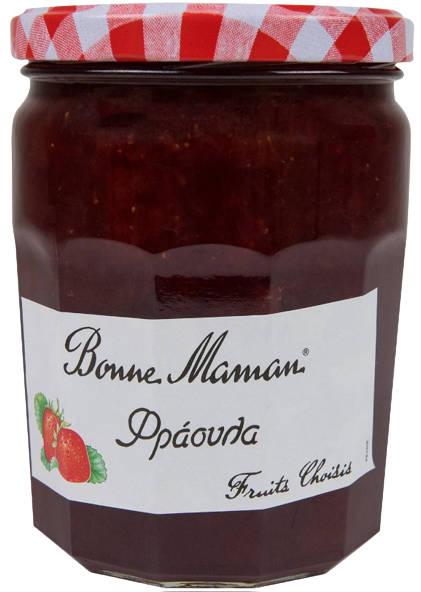 BONNE MAMAN μαρμελάδα φράουλα χωρίς γλουτένη 750gr