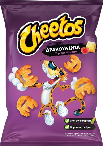 CHEETOS Δρακουλίνια γαριδάκια με τυρί και ντομάτα 100gr