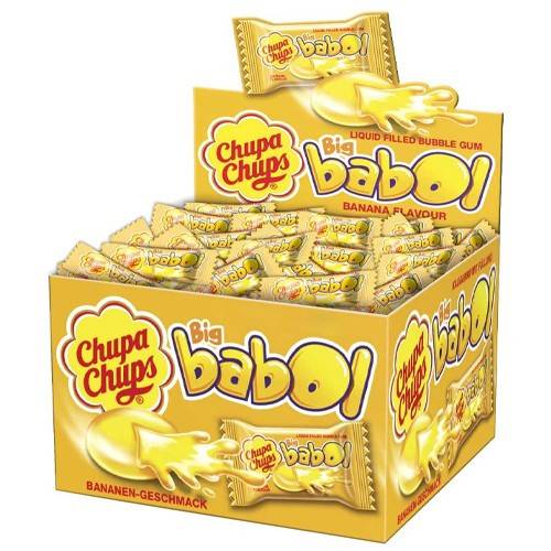 CHUPA CHUPS τσίχλες Big Babol Μπανάνα 60τεμ