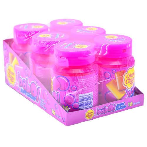 CHUPA CHUPS τσίχλες Big Babol sugarfree μπουκάλι 6τεμ