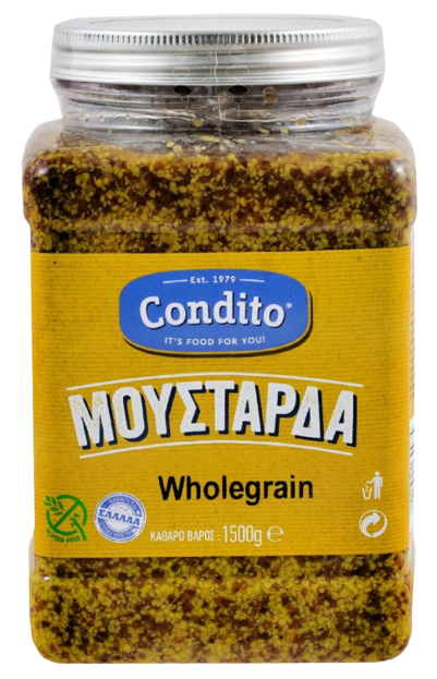 CONDITO μουστάρδα wholegrain 1,5kg