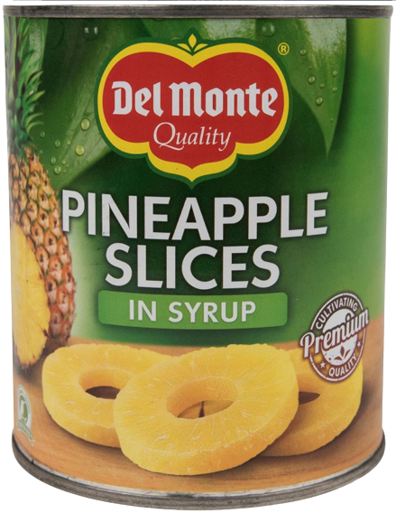 DEL MONTE κομπόστα ανανάς σε φέτες σε φυσικό χυμό 510gr