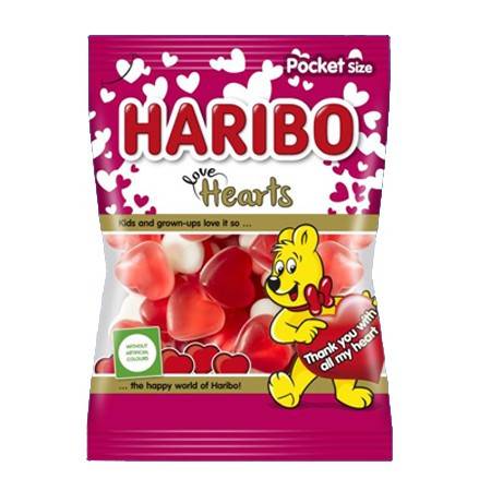 HARIBO ζελεδάκια love hearts 100gr