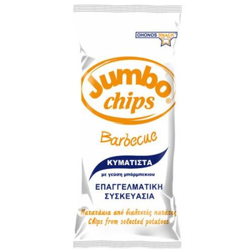 OHONOS SNACKS Jumbo chips κυματιστά με bbq 280gr