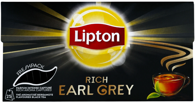 LIPTON τσάι πυραμίδα rick earl grey 25x1,6gr