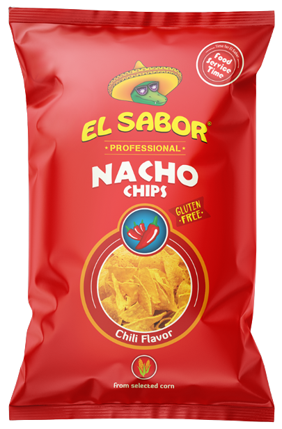 EL SABOR nacho chips chili 425gr