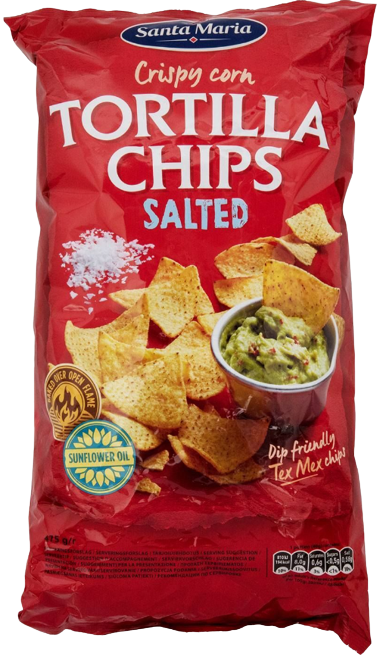 SANTA MARIA tortilla chips με αλάτι 475gr