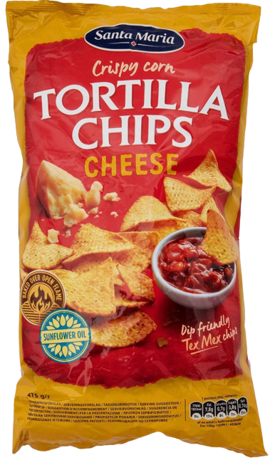 SANTA MARIA tortilla chips με τυρί 475gr