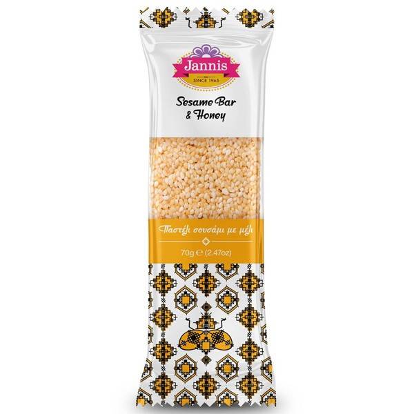 JANNIS παστέλι με σουσάμι και μέλι 70gr
