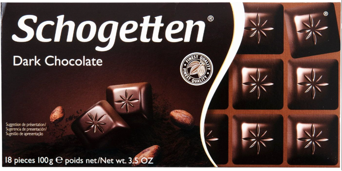 SCHOGETTEN σοκολάτα dark 100gr