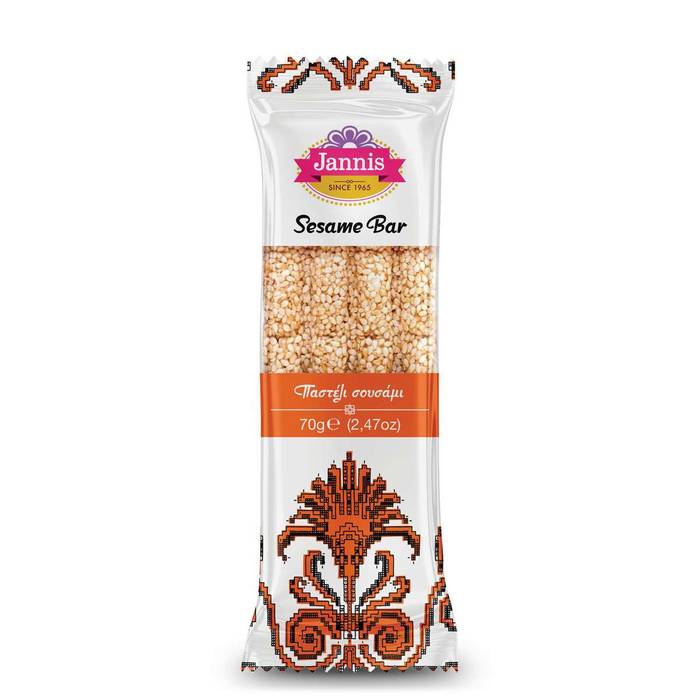 JANNIS παστέλι με σουσάμι 70gr