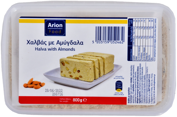 ARION Food χαλβάς με αμύγδαλα 800gr