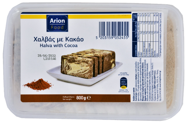 ARION Food χαλβάς με κακάο 800gr