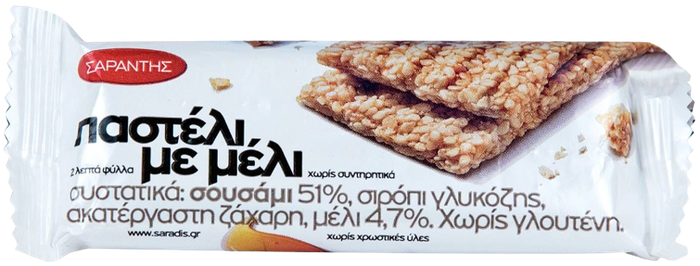 ΣΑΡΑΝΤΗΣ παστέλι με μέλι 33,4gr