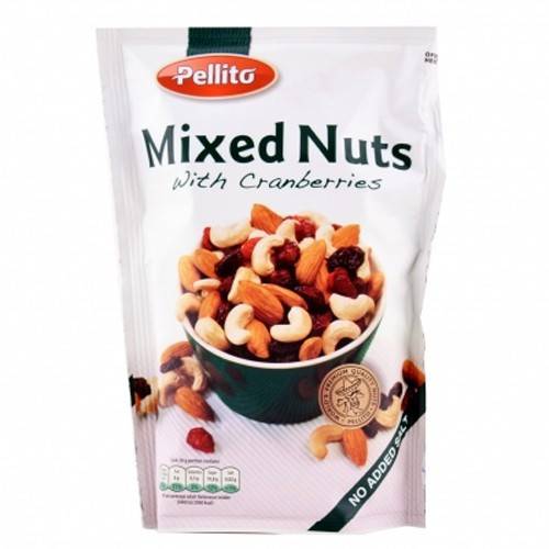 PELLITO μιξ ξηρών καρπών με cranberries 150gr