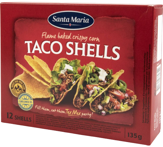 SANTA MARIA τορτίγιες taco shells 12τεμ 135gr