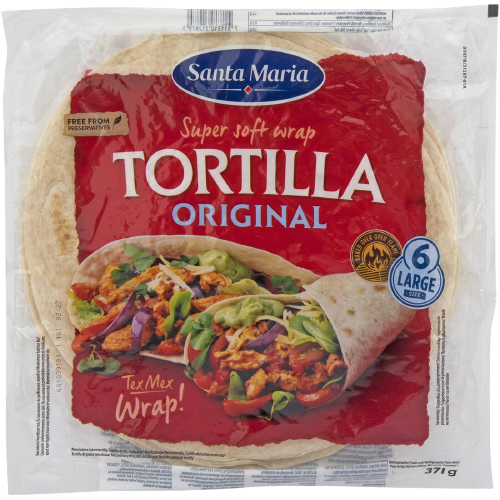 SANTA MARIA τορτίγιες 6τεμ 371gr