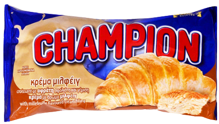 TOTTIS champion κρουασάν με κρέμα μιλφέιγ 70gr