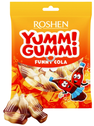 YUMMI GUMMI ζελεδάκια funny cola 70gr