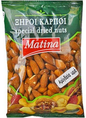 MATINA αμύγδαλα ωμά 180gr