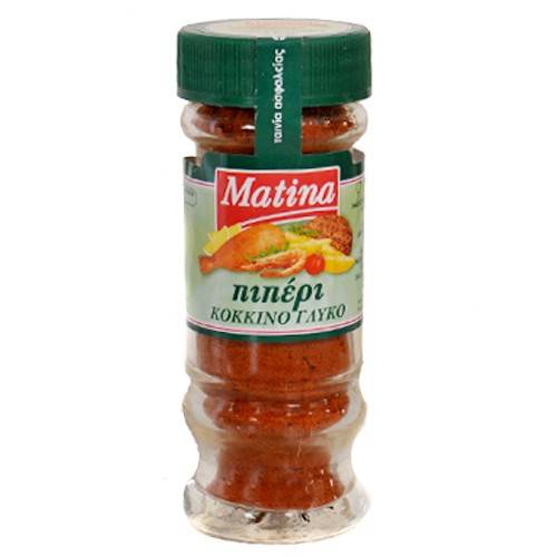 MATINA πιπέρι κόκκινο γλυκό βάζο 35gr