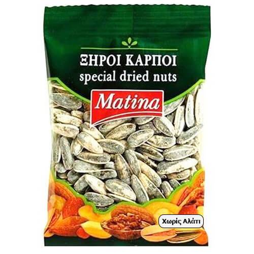 MATINA ανάλατος ηλιόσπορος 100gr
