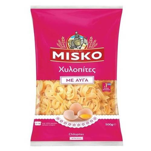 MISKO ζυμαρικά χυλοπίτες με αυγά 500gr