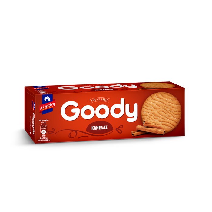 ΑΛΛΑΤΙΝΗ μπισκότα goody με κανέλα 185gr