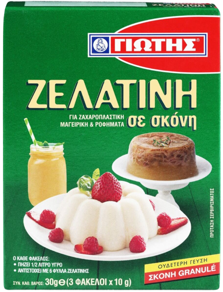 ΓΙΩΤΗΣ ζελατίνη σε σκόνη 3x10gr
