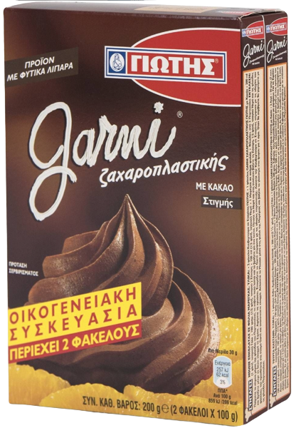 ΓΙΩΤΗΣ garni ζαχαροπλαστικής κακάο 2x100gr